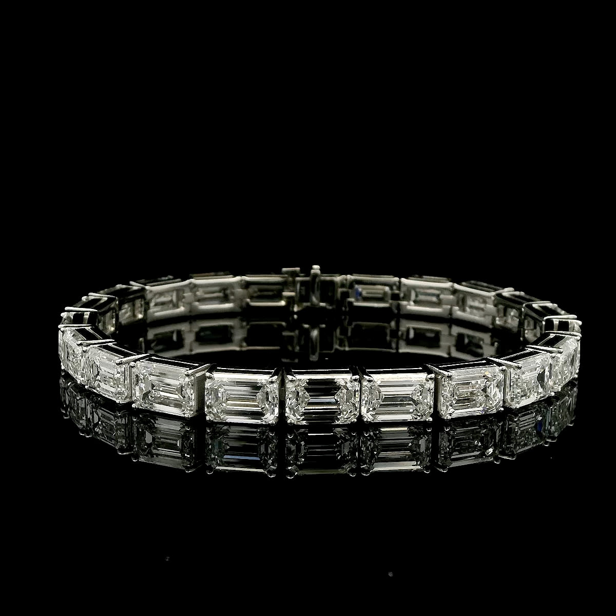 MaMél's Emerald Cut Tennis Bracelet