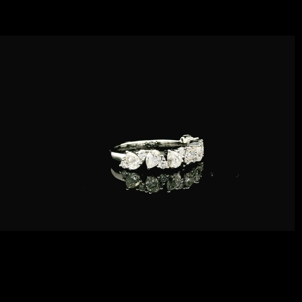 Elegant Half Way Diamond Band