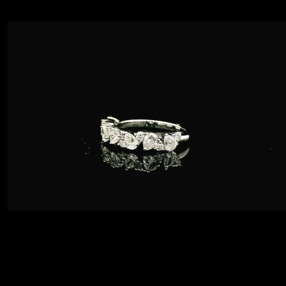 Elegant Half Way Diamond Band