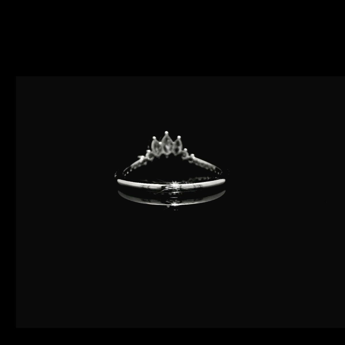 Elegant Arched Diamond Band
