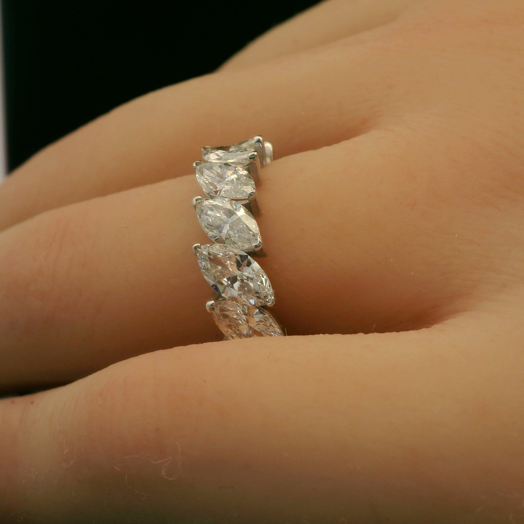 Luxury Marquise Eternity Band