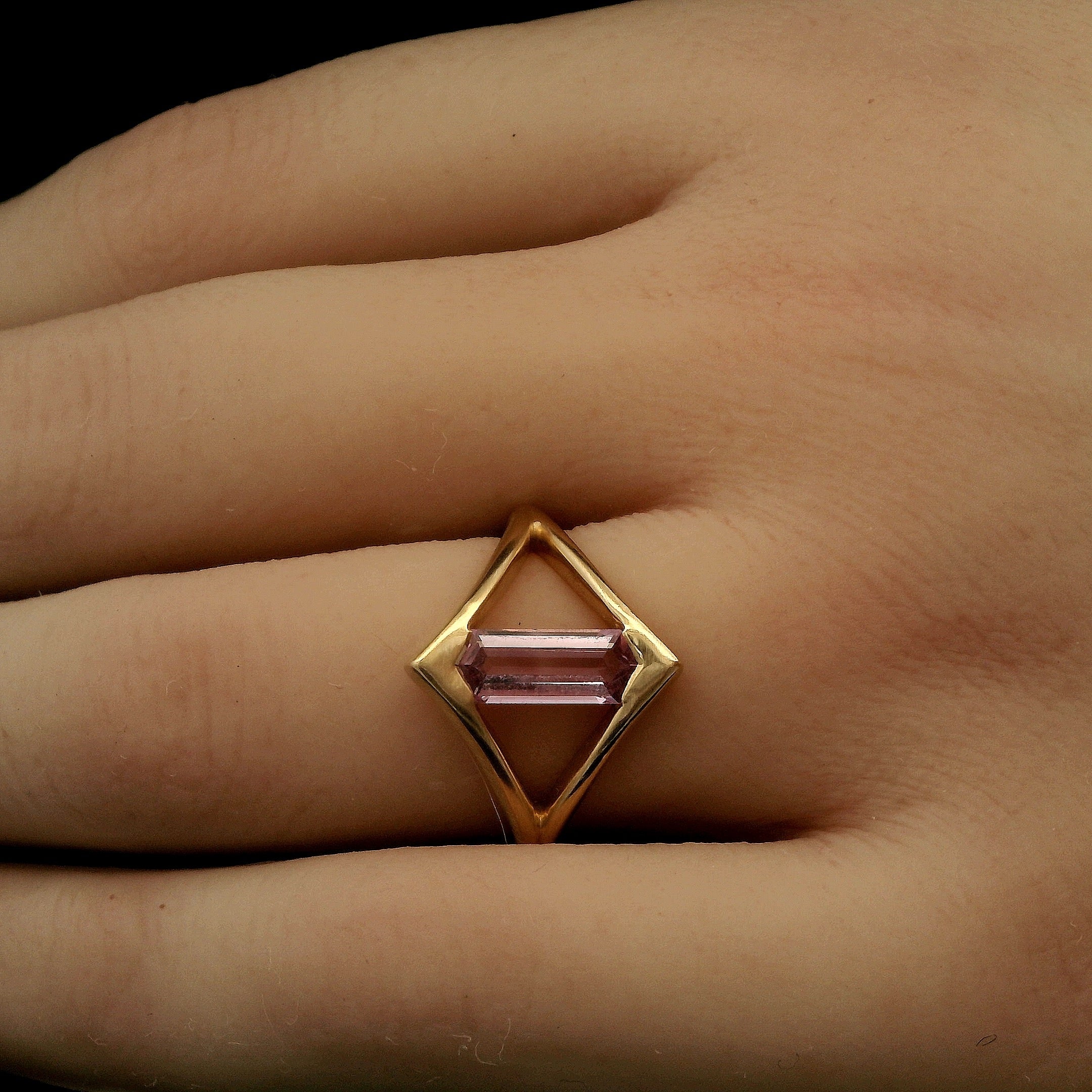 Cat’s Eye Inspired Sapphire Ring