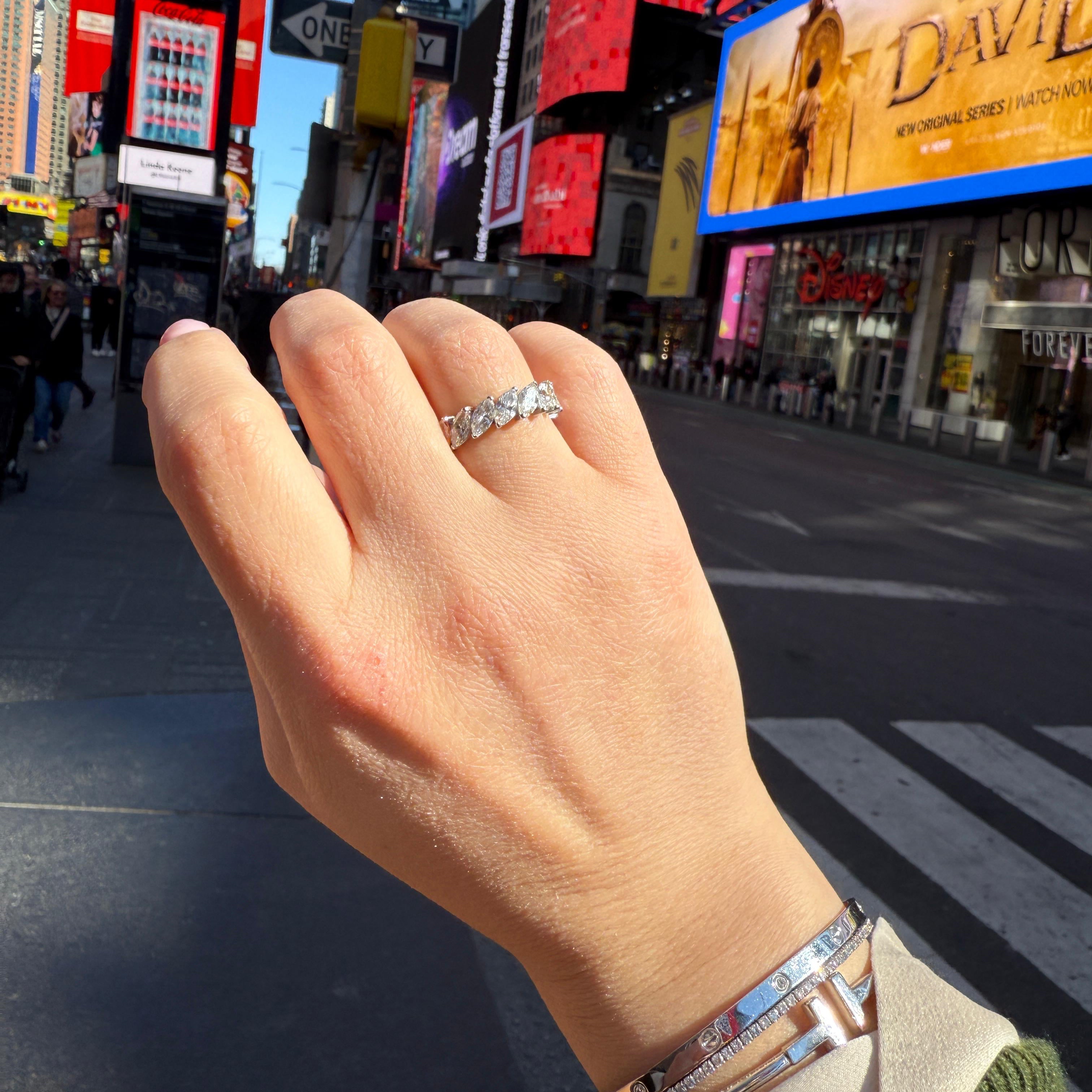 Luxury Marquise Eternity Band