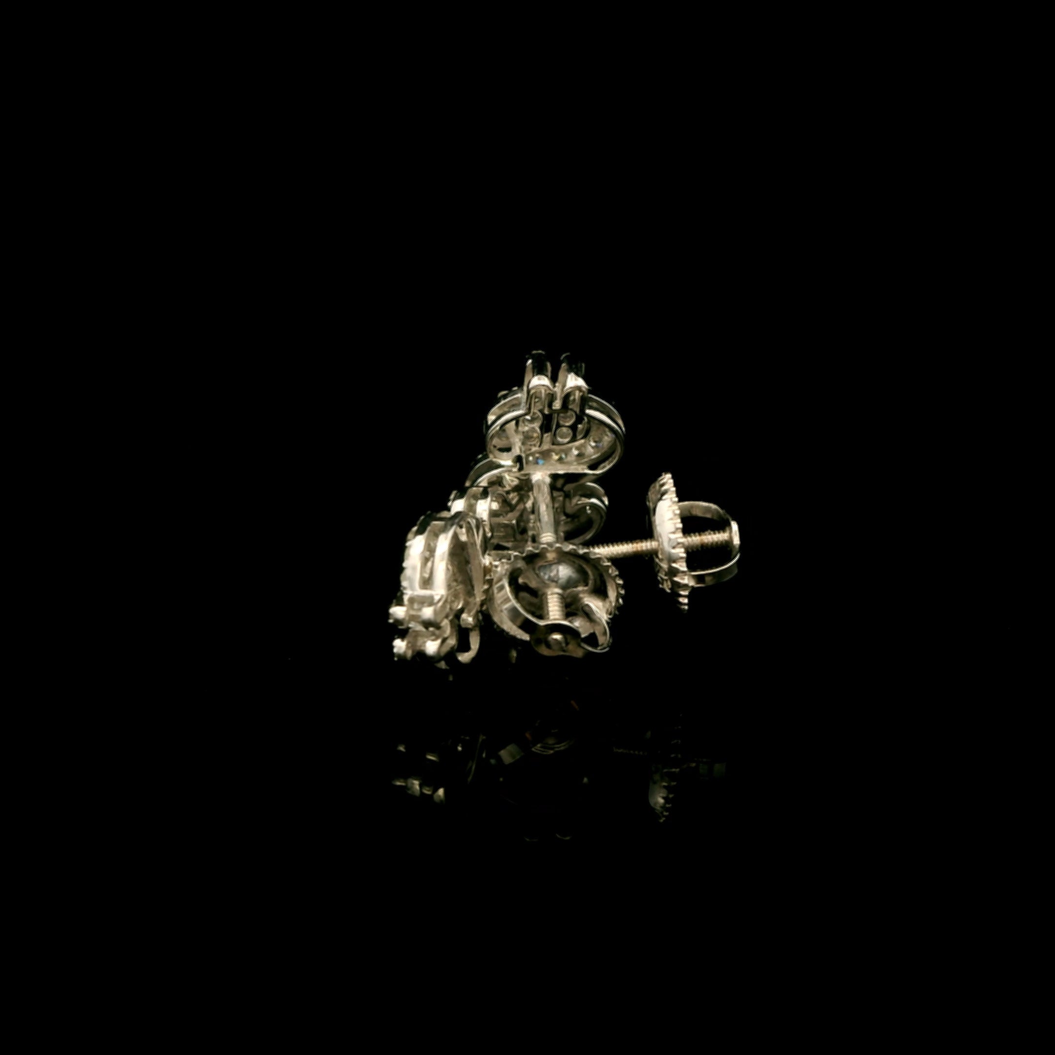 Dollar sign ultimate boss diamond earrings