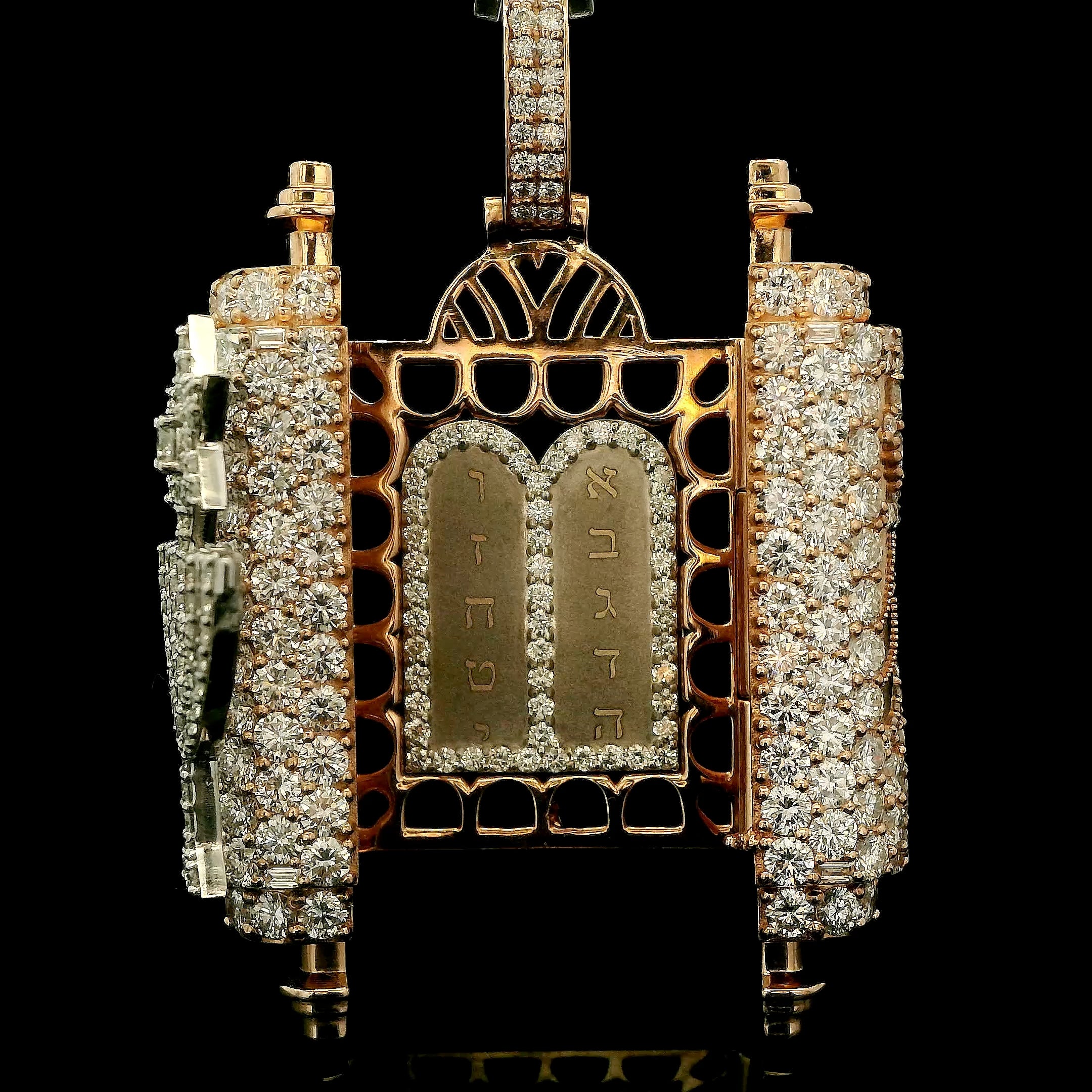 The Eternal Torah Diamond Pendant with Star of David